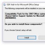 Файл одт. Файлы odt - чем открыть? Программа Windows Office для открытия ODT файлов