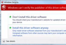 Как отключить проверку цифровых подписей драйверов в Windows Как убрать цифровую подпись драйверов windows 8
